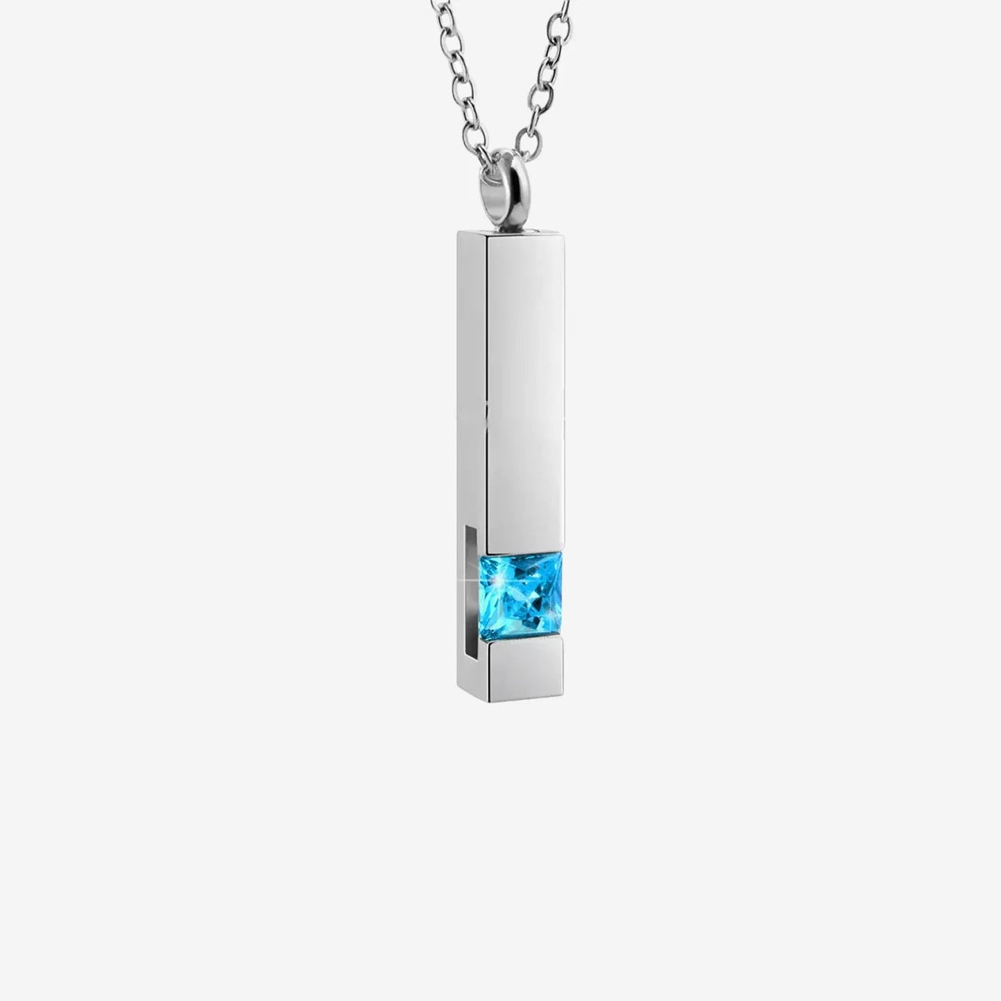Custom Birthstones Urn Necklace – Personalized Memorial Jewelry with Birthstone Stones