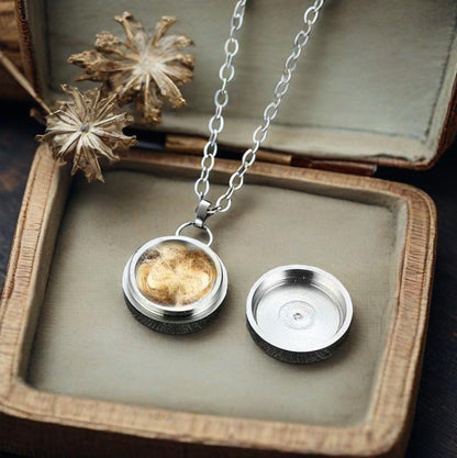 Personalized Pet Urn Necklace – Custom Memorial Jewelry for Pet Ashes, Keepsake Pendant